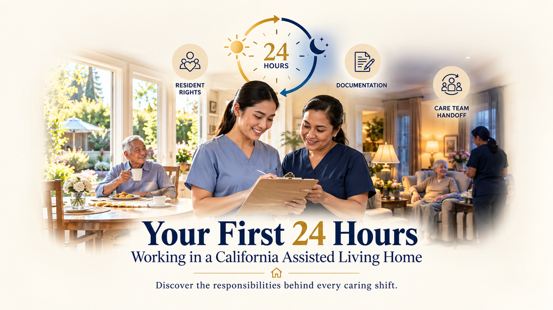 Your First 24 Hours Working in a California Assisted Living Home