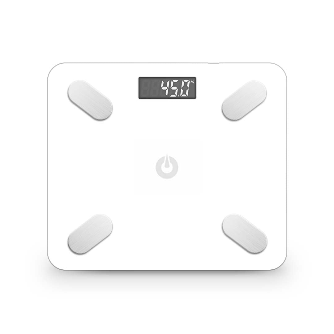 SOGA Wireless Bluetooth Digital Body Fat Scale Bathroom Weighing Scales Health Analyzer Weight White-1
