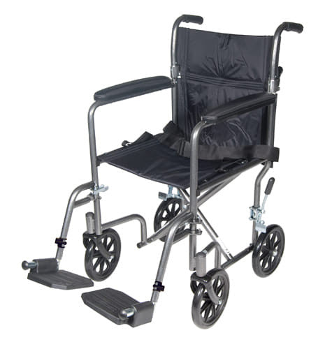 Wheelchair Transport  19  Silver Vein Finish Rosenthal Community Care Services