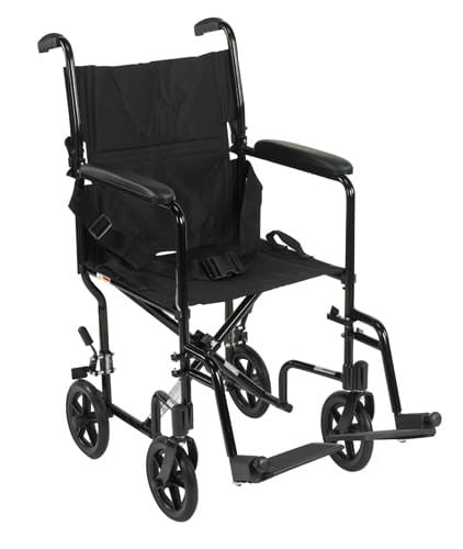 Wheelchair Transport Lightweight Red 19 Rosenthal Community Care Services