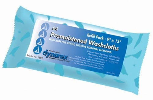 Washcloths - Premoistened & Disposable  Refill Pk/64 Rosenthal Community Care Services