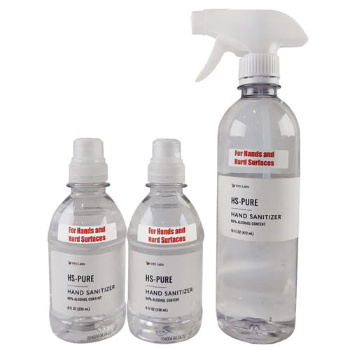 Spray Disinfectant & Sanitizer KIT for Hard Surfaces & Hands Rosenthal Community Care Services