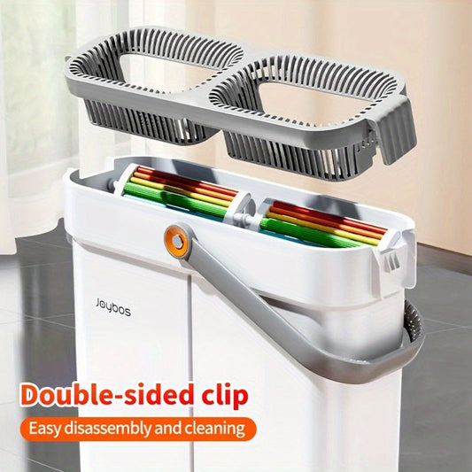 Flat Mop and Bucket Set with 3 Microfiber Pads TM