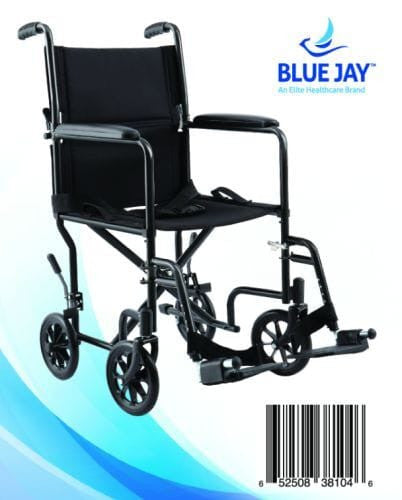 ROLL WITH ME 19  Steel Transport Wheelchair Rosenthal Community Care Services