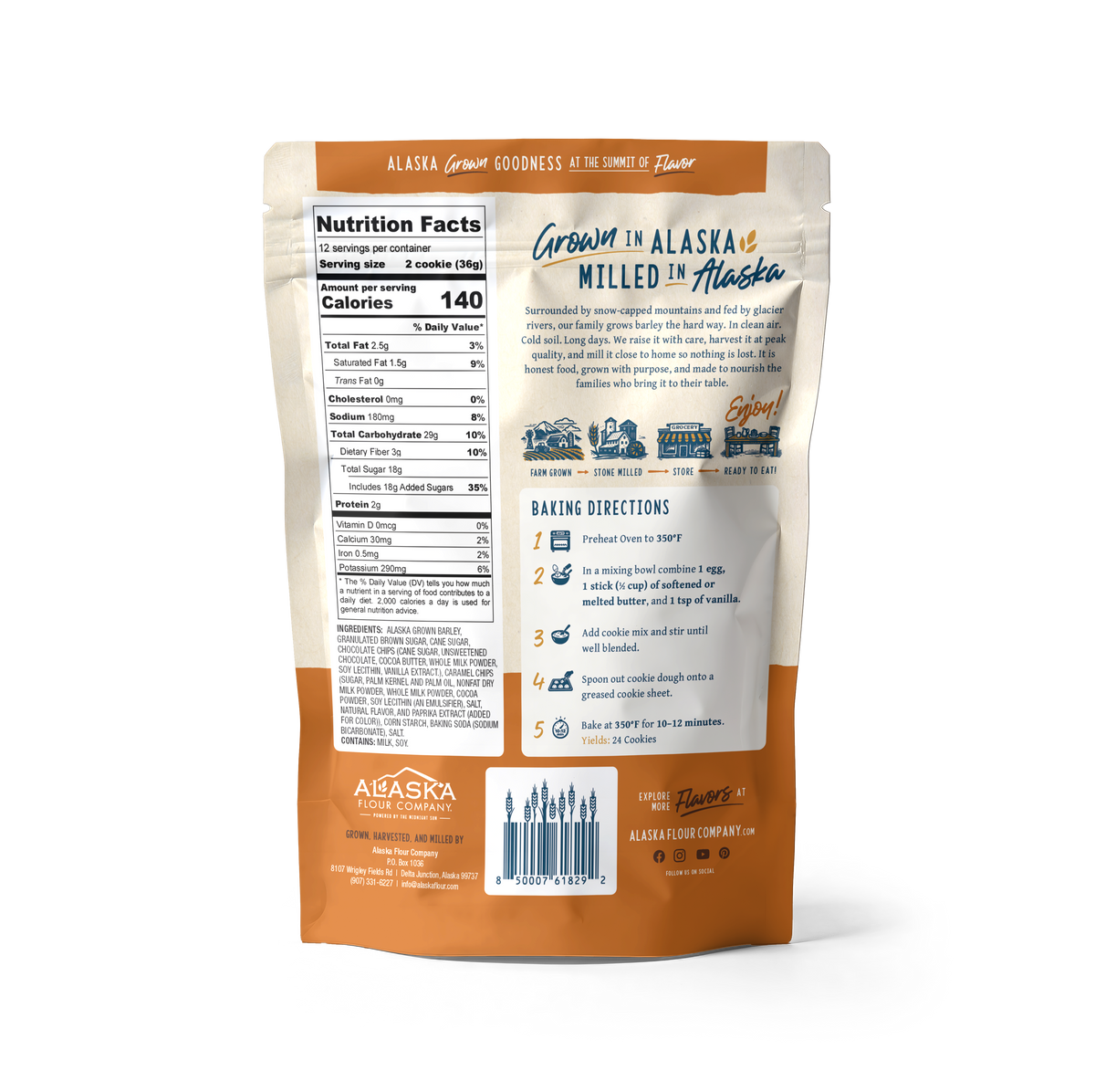 Caramel Chocolate Chip Cookie Alaska Flour Company