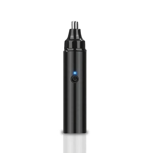 Rechargeable Ear And Nose Hair Trimmer for Men USB Electric Grooming Tool Black LPO