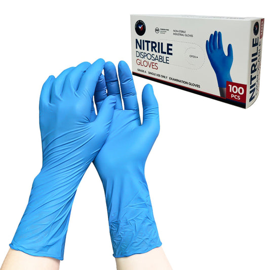 Nitrile Disposable Gloves – Blue | Powder-Free Medical Grade 1000 Pcs-0