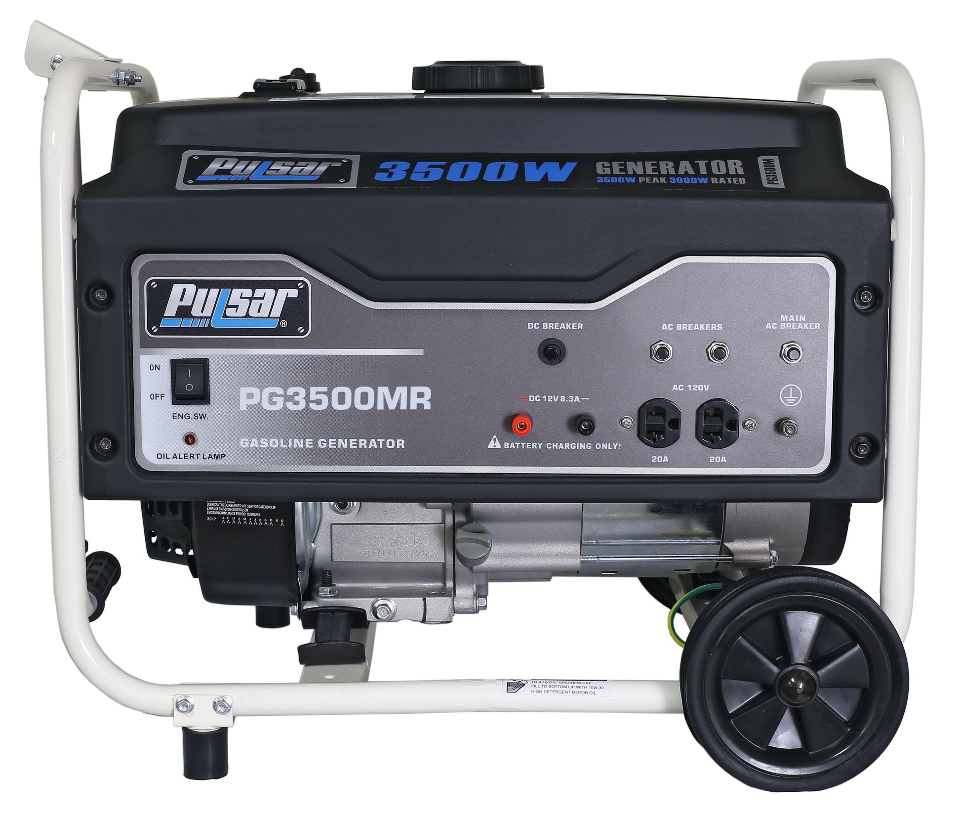 Pulsar 5250 Peak Watt Gas-Powered Portable Generator, 4250 Running Watts-2