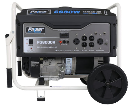 Pulsar  6000W Gas Powered Portable Generator (CARB), 5000 Running Watts-2