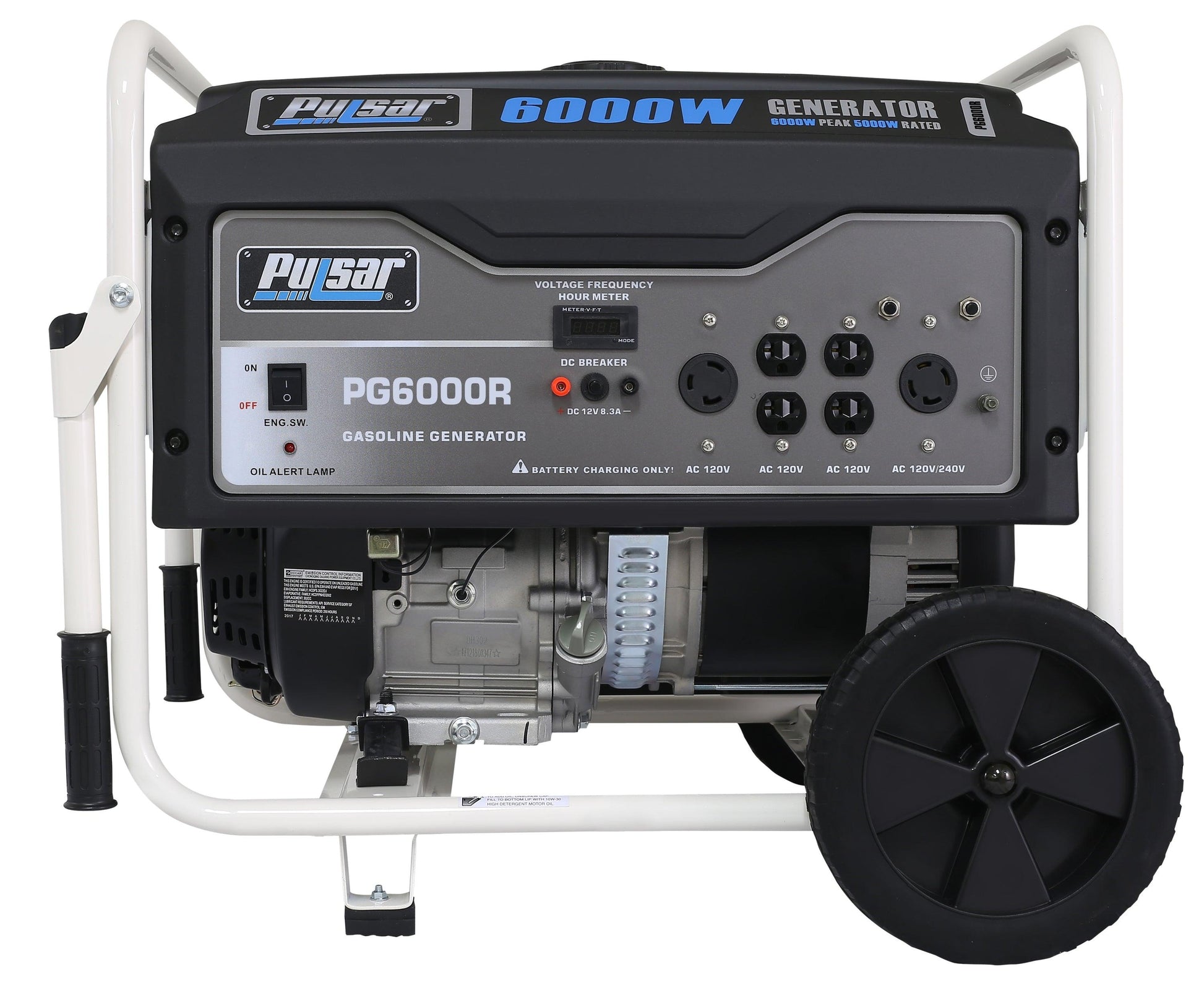 6000-Watt Gas Power Portable Generator (CARB)-4