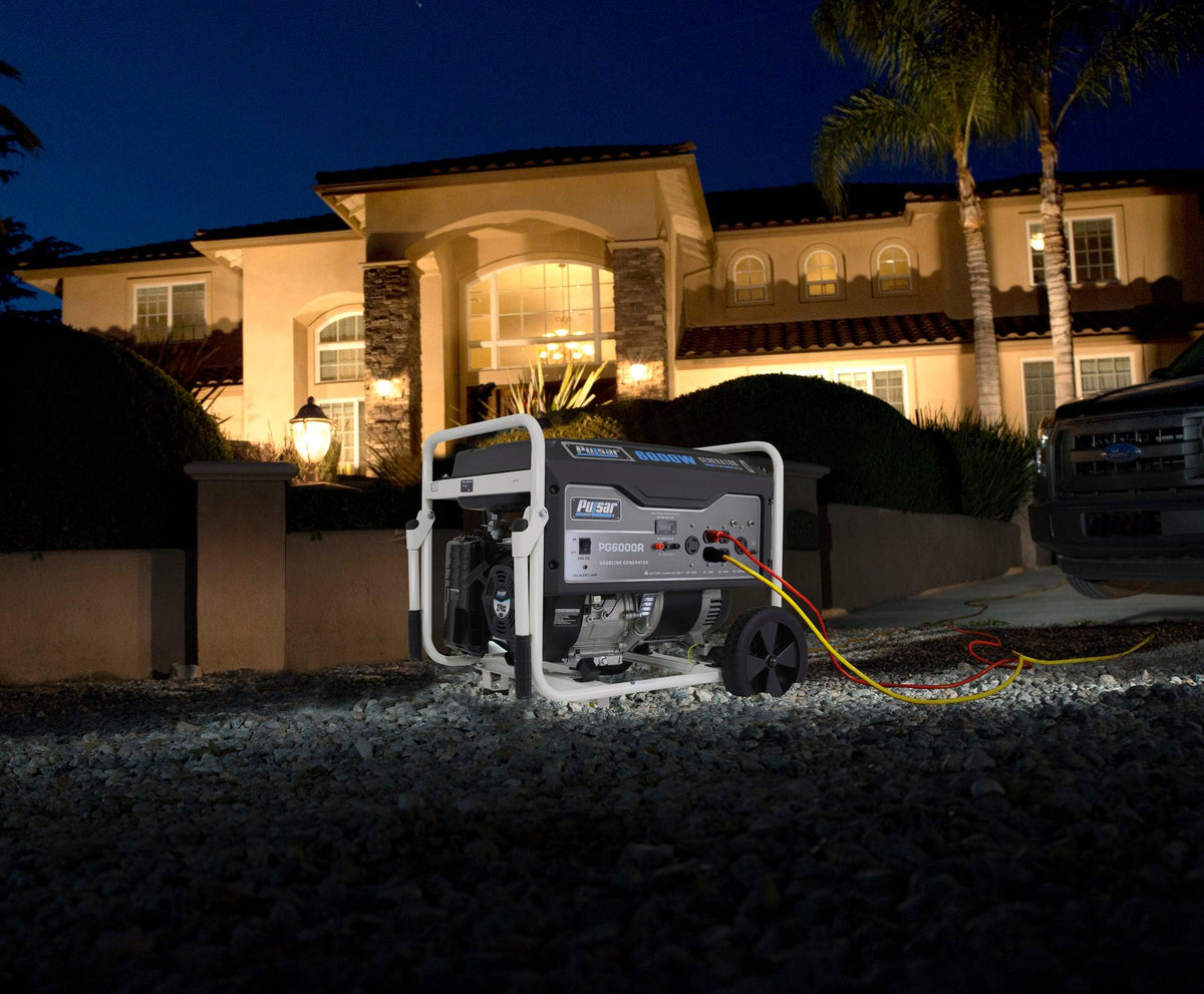 Pulsar  6000W Gas Powered Portable Generator (CARB), 5000 Running Watts-4