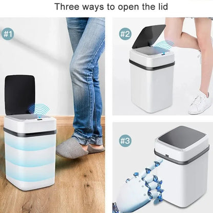 Smart Touch Kitchen Trash Bin 13L-2
