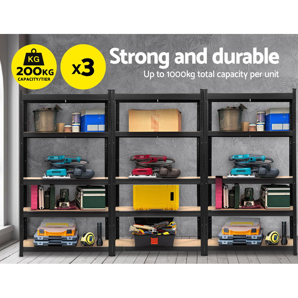 NNEDSZ 3X1.8M  Shelving Garage Storage Racking Steel Metal Shelves-2