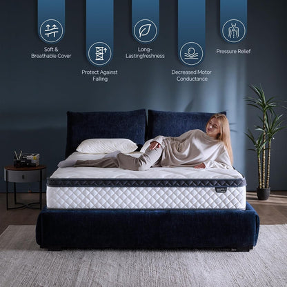Twin 10 Inch Orthopedic Supportive Hybrid Mattress-2