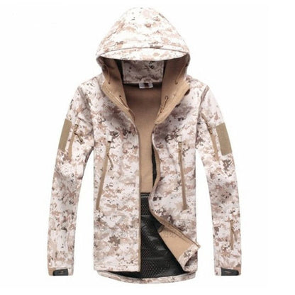 Army Camouflage Airsoft Jacket Men Military Tactical Jacket Winter Waterproof Softshell Jacket Windbreaker Hunt Clothes Vimost Shop