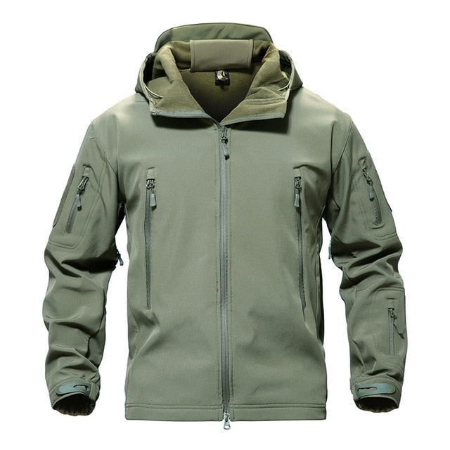 Army Camouflage Airsoft Jacket Men Military Tactical Jacket Winter Waterproof Softshell Jacket Windbreaker Hunt Clothes Vimost Shop