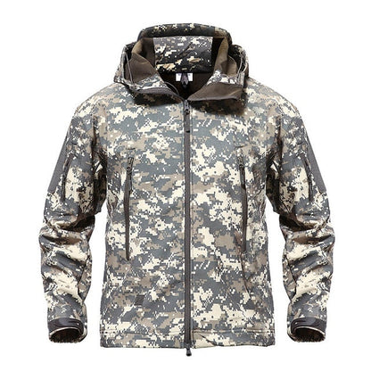 Army Camouflage Airsoft Jacket Men Military Tactical Jacket Winter Waterproof Softshell Jacket Windbreaker Hunt Clothes Vimost Shop