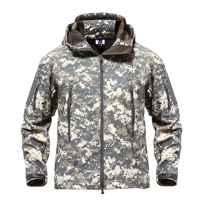 Army Camouflage Airsoft Jacket Men Military Tactical Jacket Winter Waterproof Softshell Jacket Windbreaker Hunt Clothes Vimost Shop