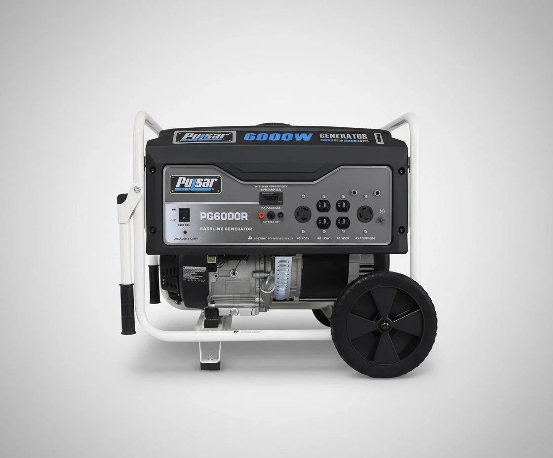 Pulsar  6000W Gas Powered Portable Generator (CARB), 5000 Running Watts-1