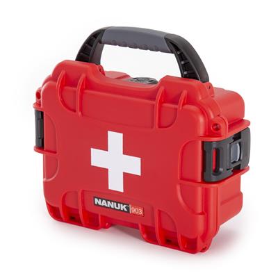 FIRST AID CASE - RED-0