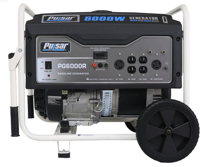 Pulsar  6000W Gas Powered Portable Generator (CARB), 5000 Running Watts-0
