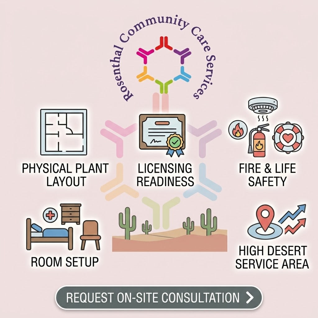 ON-SITE PHYSICAL PLANT CONSULTING (Hourly) Rosenthal Community Care Services LLC
