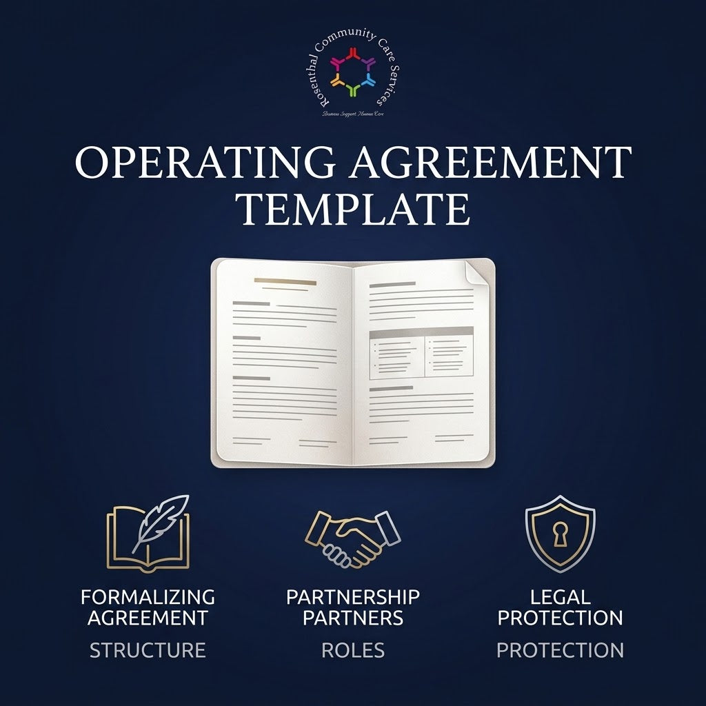Operating Agreement Template Rosenthal Community Care Services