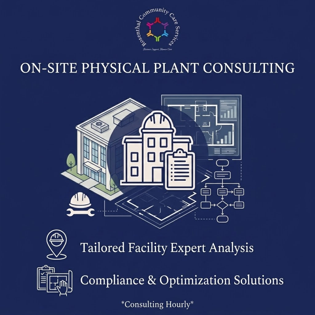 ON-SITE PHYSICAL PLANT CONSULTING (Hourly) Rosenthal Community Care Services LLC